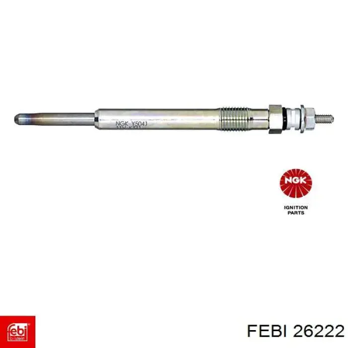 Свечи накала Febi 26222 цена, от 8.65 USD