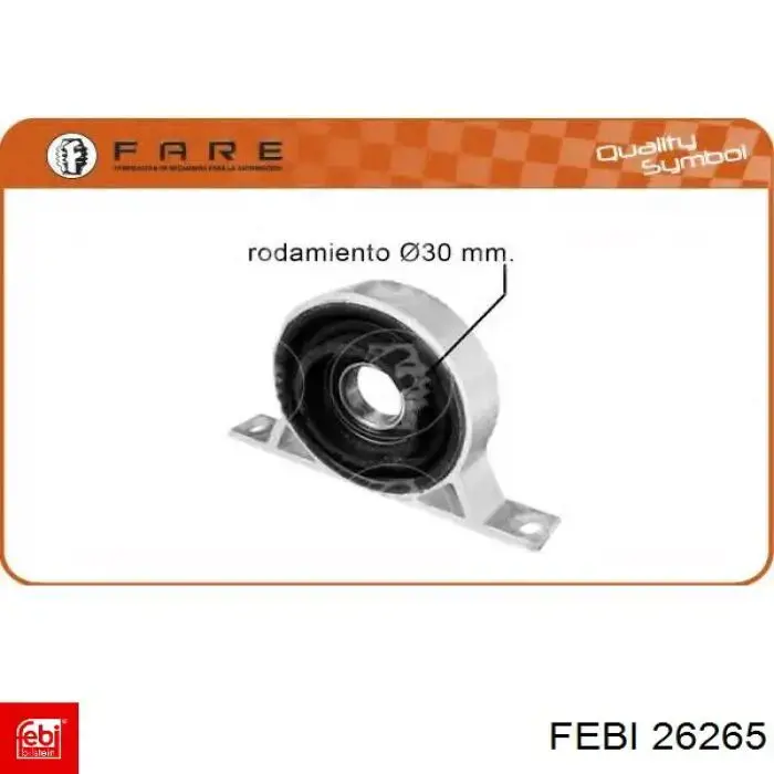 Опора карданного вала Febi 26265