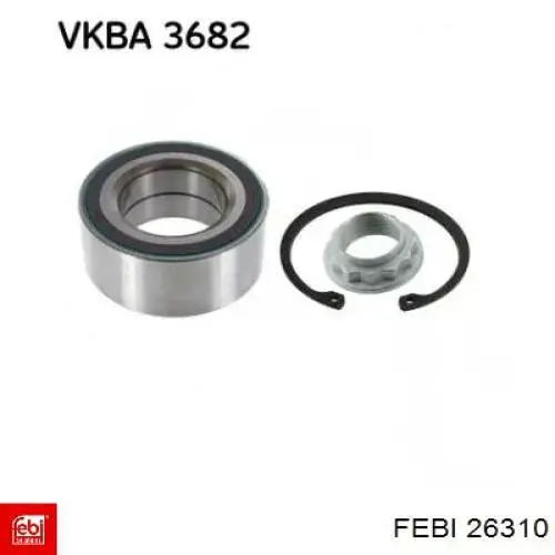 Подшипники задней ступицы Febi 26310 цена, от 18.89 USD