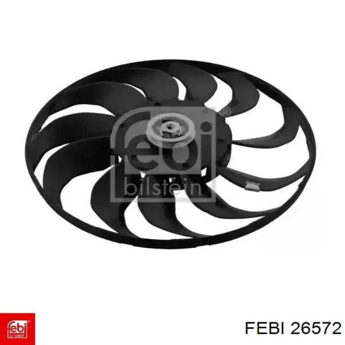 Вентилятор (крыльчатка) радиатора охлаждения правый Febi 26572