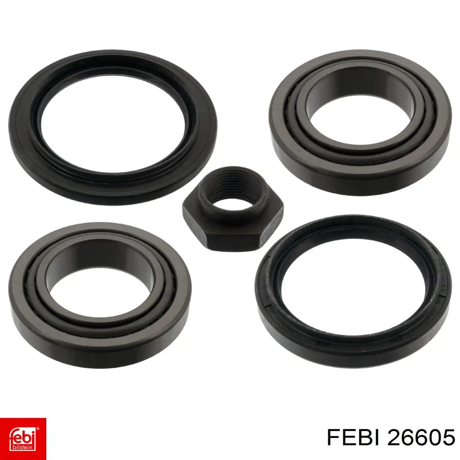 Ролик натяжителя ремня газораспределения Febi 26605 цена, от 9.63 USD
