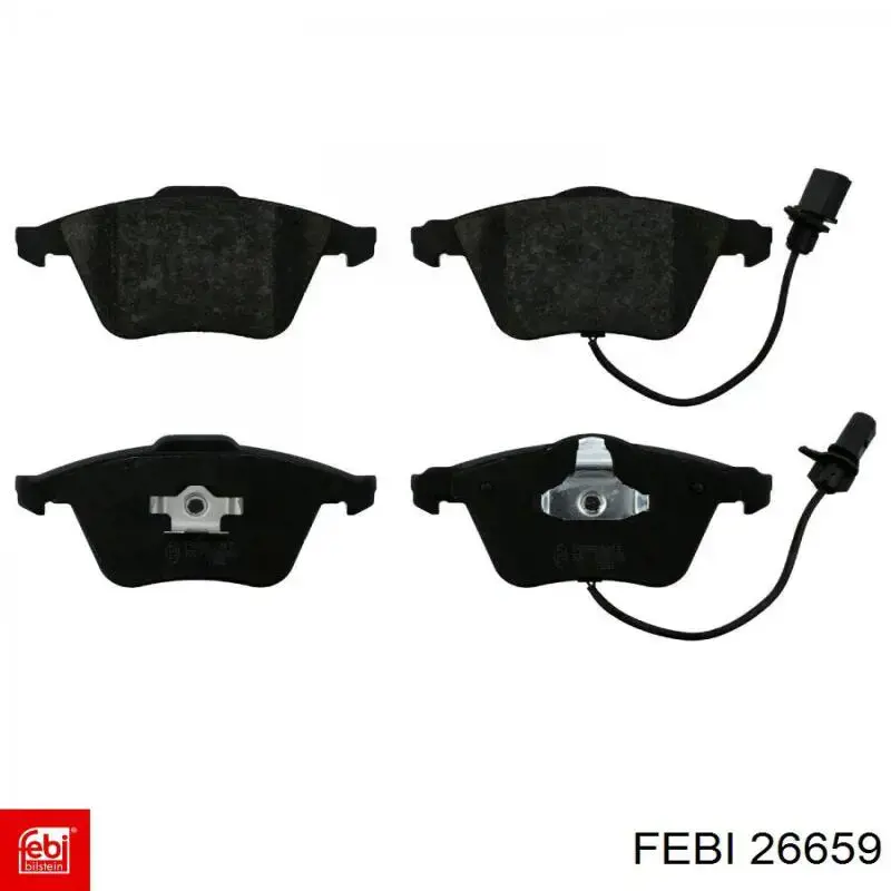 Передние тормозные диски 26659 Febi
