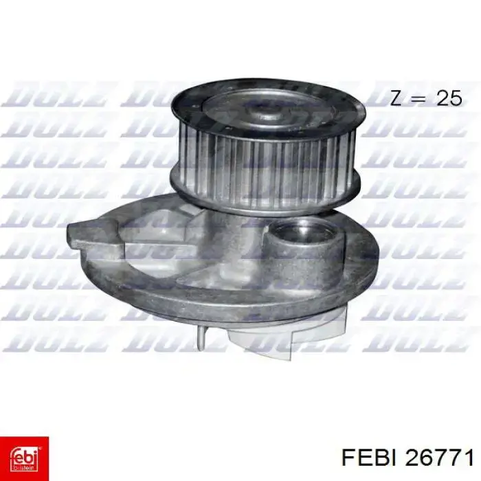 Помпа охлаждения Febi 26771 цена, от 26.47 USD