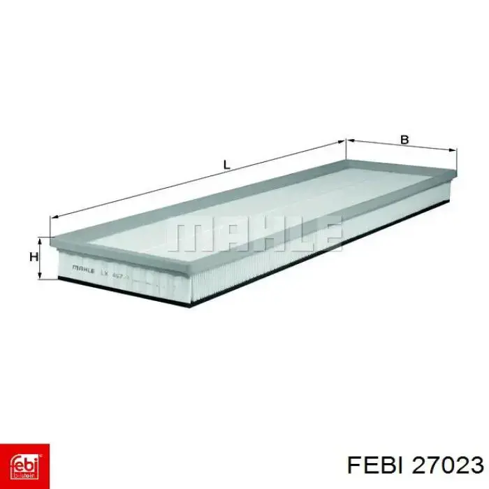 Купить 27023 Febi Автомобильный фильтр воздуха