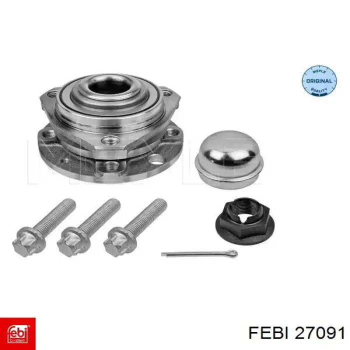 Ремкомплект задней ступицы Febi 27091 цена, от 58.99 USD