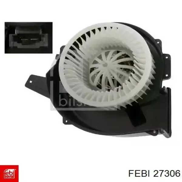 Motor eléctrico, ventilador habitáculo 27306 Febi