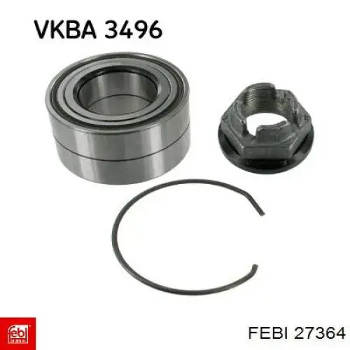 Ролик натяжителя ремня газораспределения Febi 27364 цена, от 21.81 USD