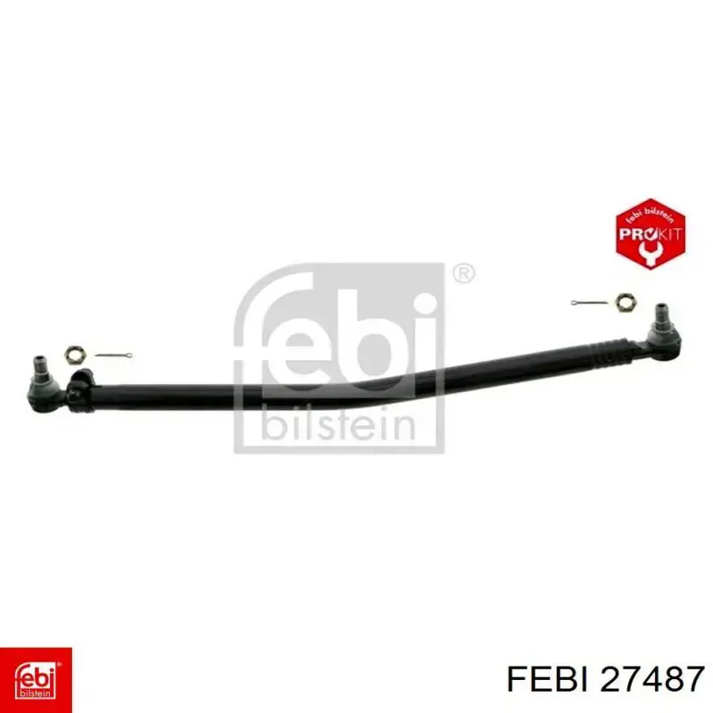 Тяга рулевая передней подвески продольная Febi 27487 цена, от 67.88 USD
