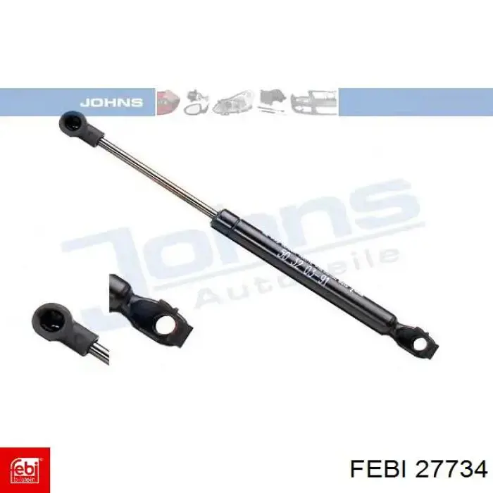 Амортизатор багажника 2616BK Stabilus