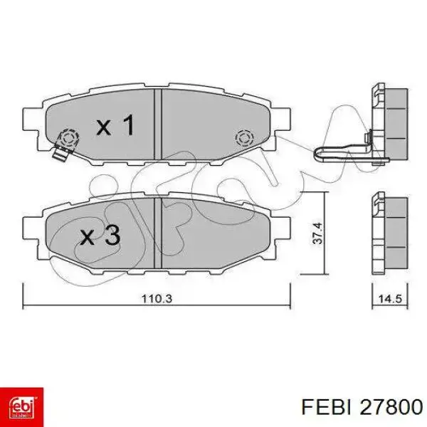 Купить 27800 Febi 