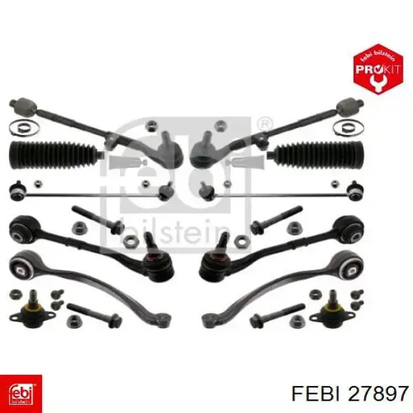 Тяга переднего стабилизатора Febi 27897 цена, от 10.14 USD