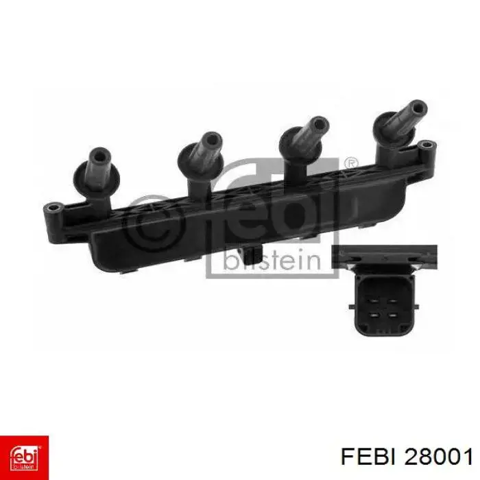 Купить 28001 Febi Сайлентблок кабины