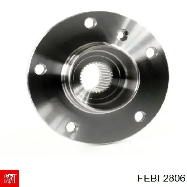 2806 Febi диск тормозной передний