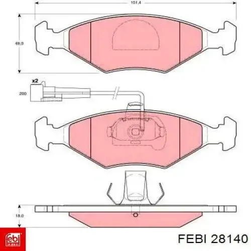 Замок цепи Febi 28140 цена, от 3.32 USD