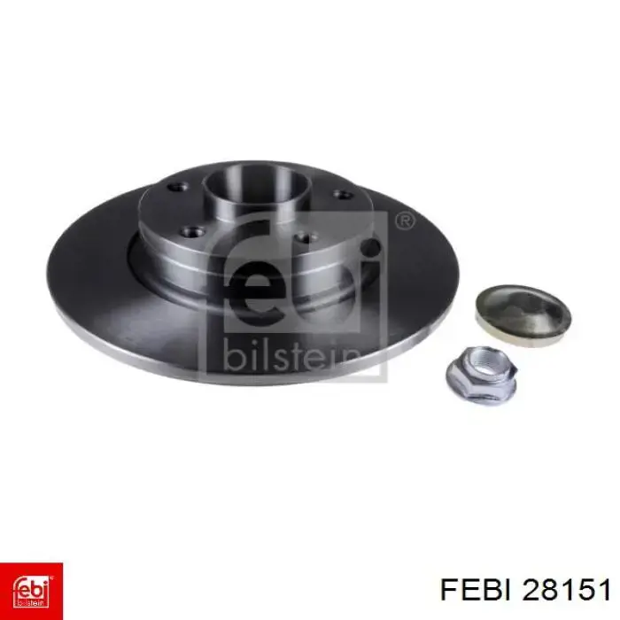 Задний тормозной диск Febi 28151 цена, от 81.39 USD