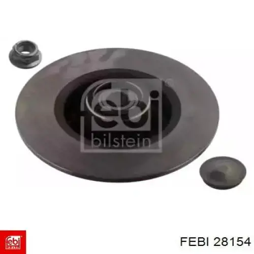 Купить 28154 Febi Диск тормозной задний