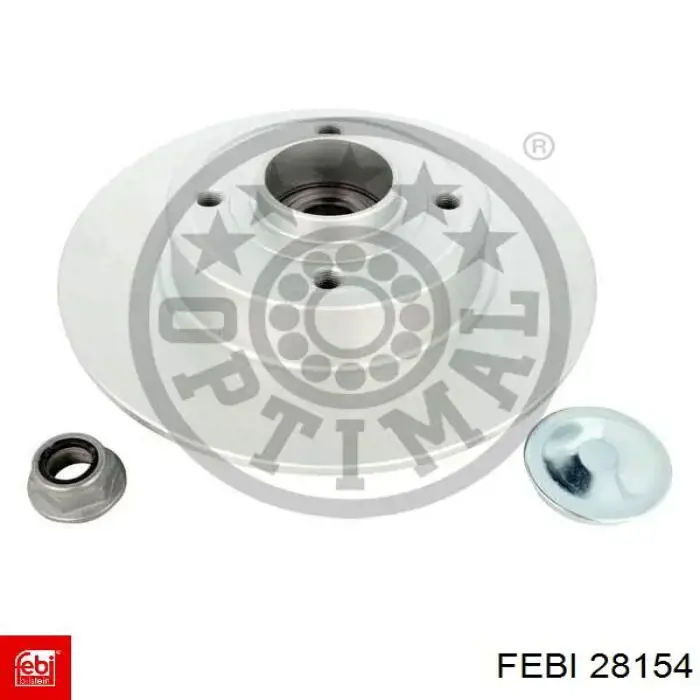Тормозные диски 28154 Febi