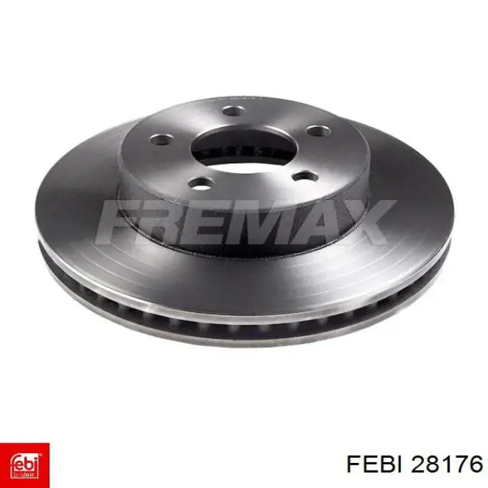 Передние тормозные диски 28176 Febi
