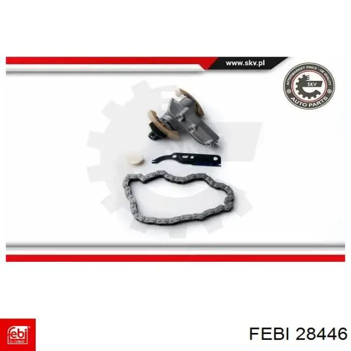 Натяжитель цепи ГРМ распреддвалов Febi 28446 цена, от 71.54 USD