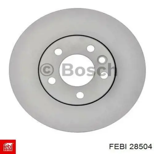 Передние тормозные диски 28504 Febi