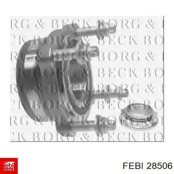 Задний подшипник Febi 28506