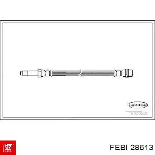 Шланг тормозной передний Febi 28613 цена, от 8.22 USD