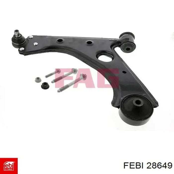 Правый рычаг передней нижней подвески Febi 28649 цена, от 62.96 USD