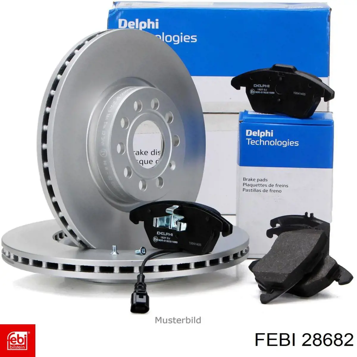 Задний дисковый тормоз Febi 28682