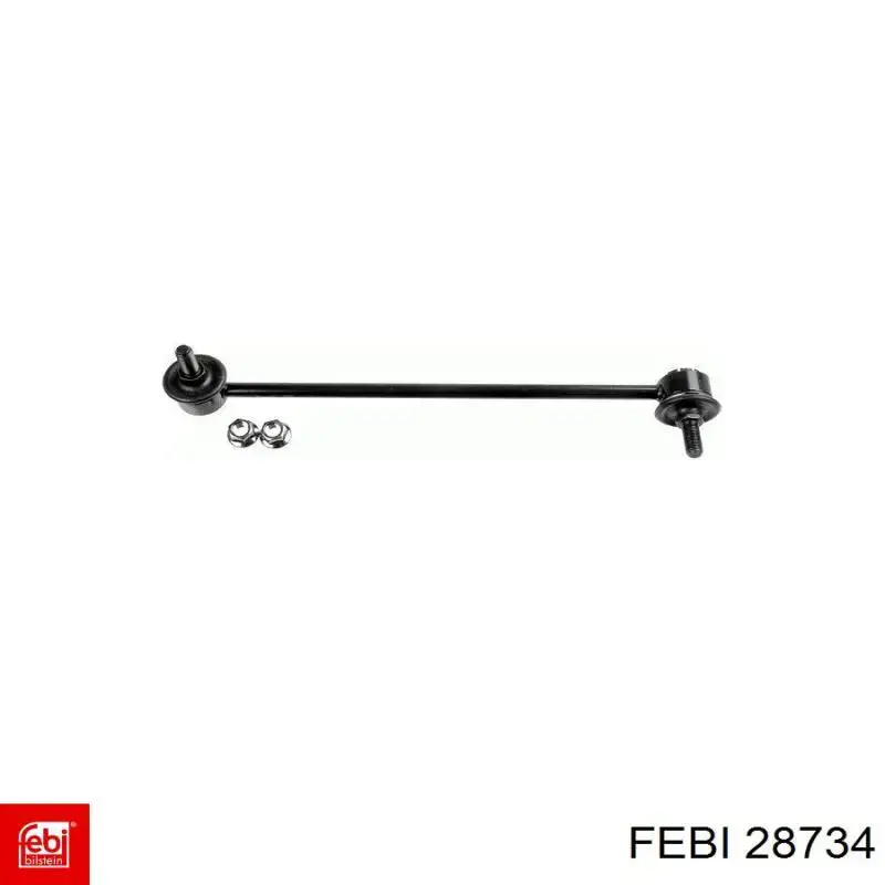 Линк стабилизатора, переднего, правый Febi 28734 цена, от 9.33 USD