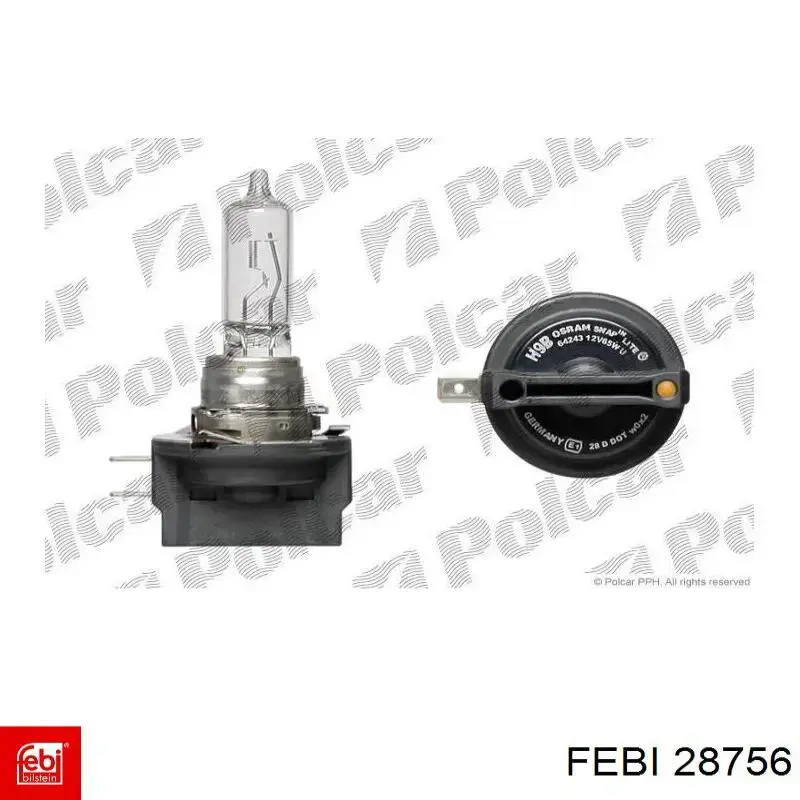 Клиновый ремень Febi 28756 цена, от 3.39 USD