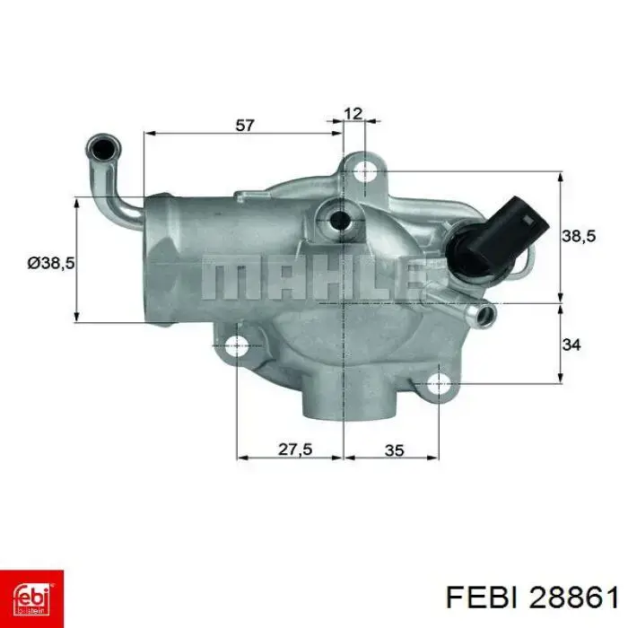 Ремень кондиционера Febi 28861