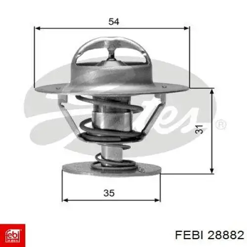 Ремень кондиционера Febi 28882