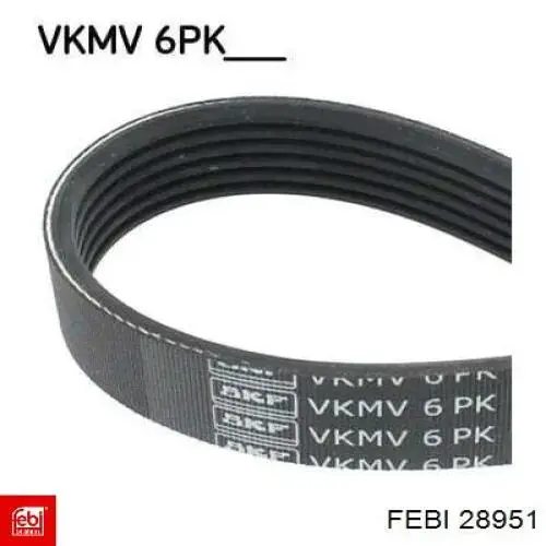 Купить 28951 Febi Ремень генератора