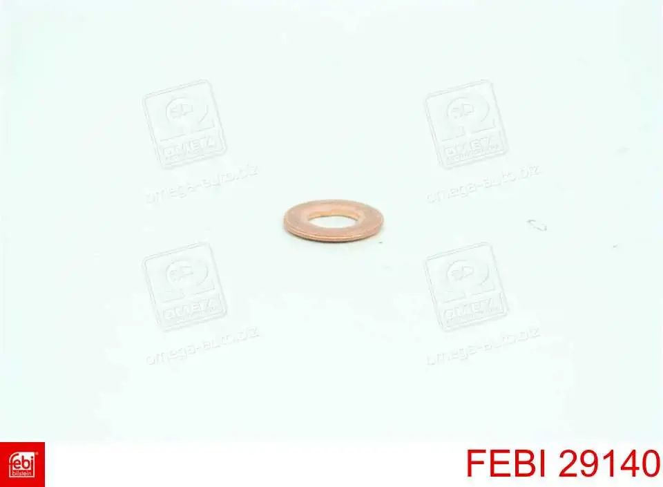 Кольцо (шайба) форсунки инжектора посадочное Febi 29140