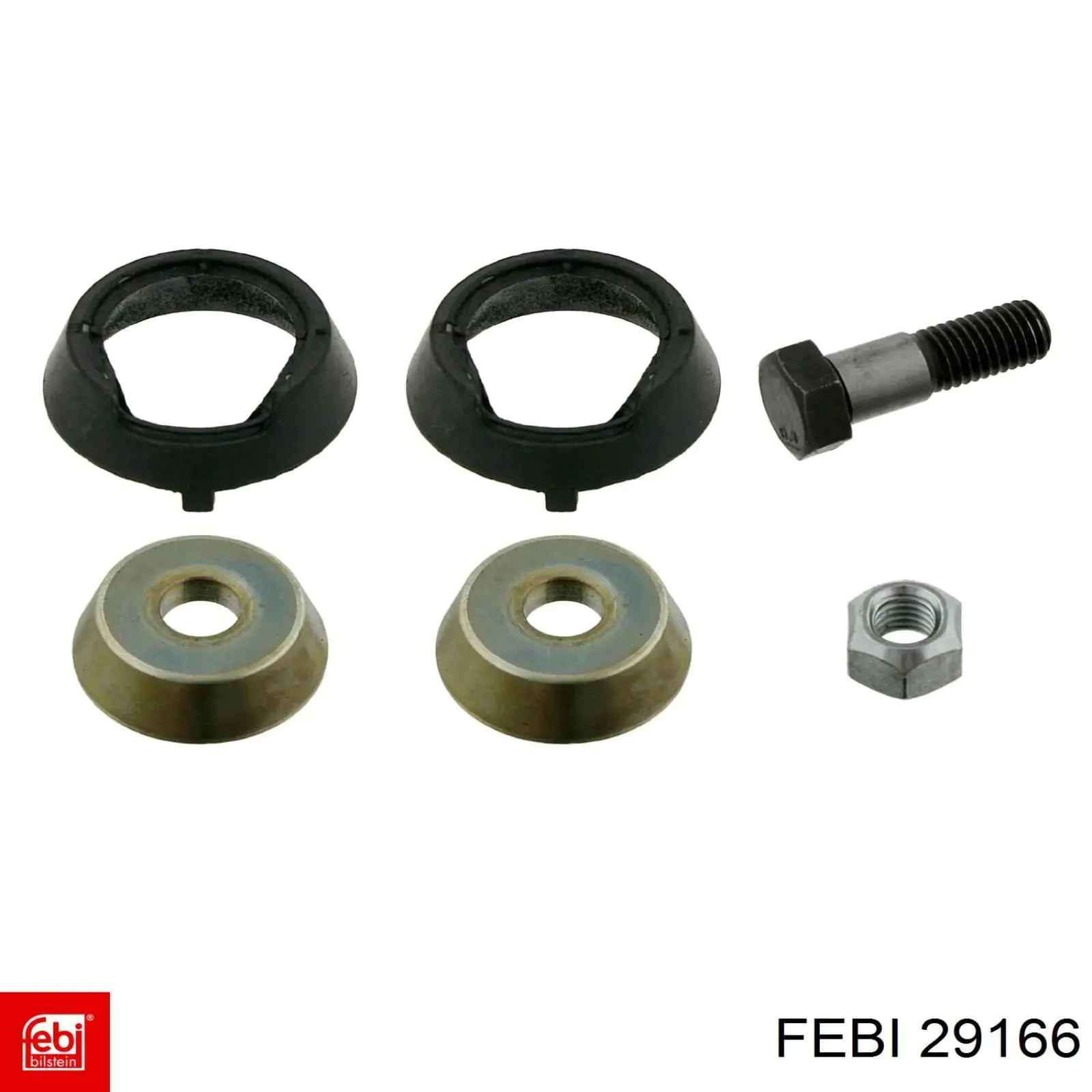 Купить 29166 Febi Диск тормозной задний