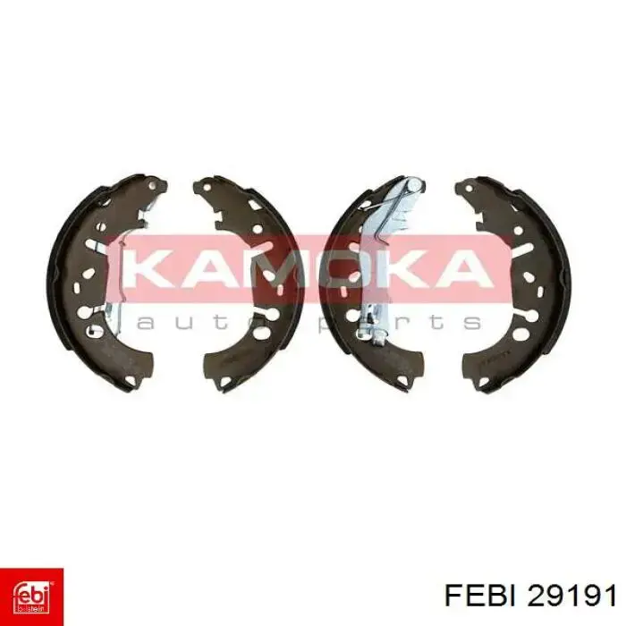 Купить 29191 Febi Задние барабанные тормозные колодки