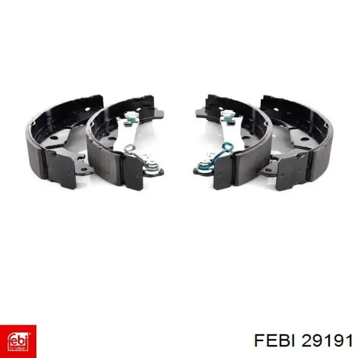 Тормоза рабочие задние ножные и тормозные барабаны Febi 29191 цена, от 27.50 USD