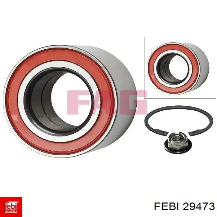 Комплект подшипника ступицы колеса Febi 29473 цена, от 26.12 USD