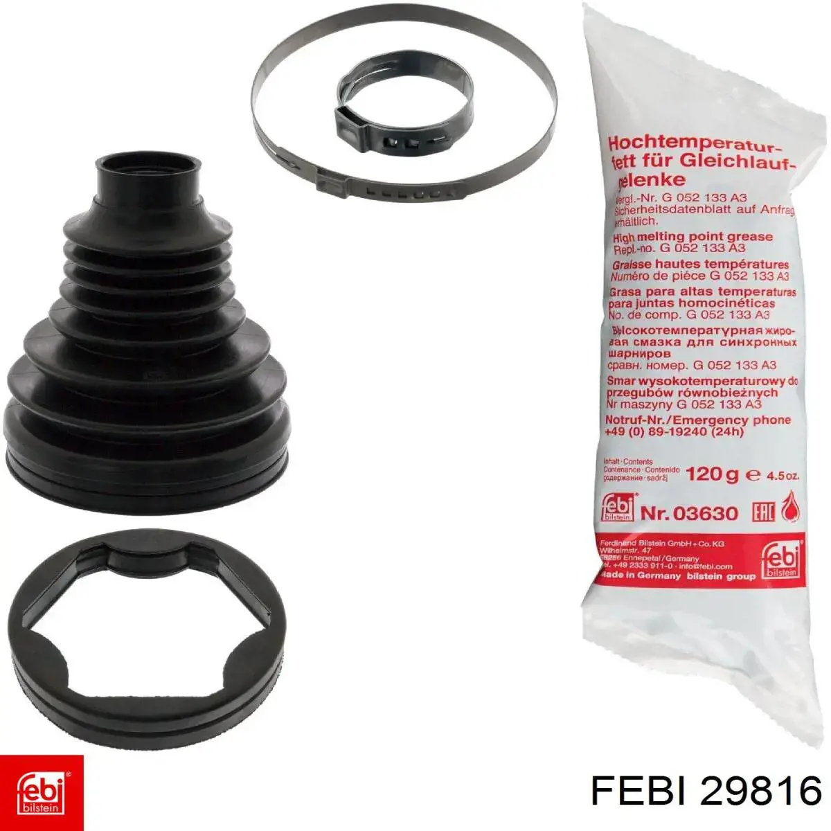 Хомут крепления рулевой рейки D02874 Autofren