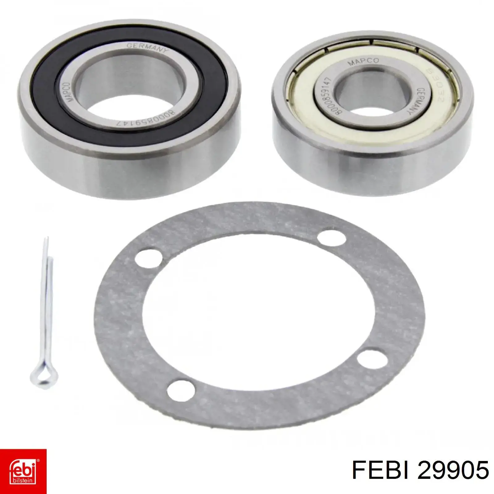 Подшипники задней ступицы Febi 29905 цена, от 13.65 USD