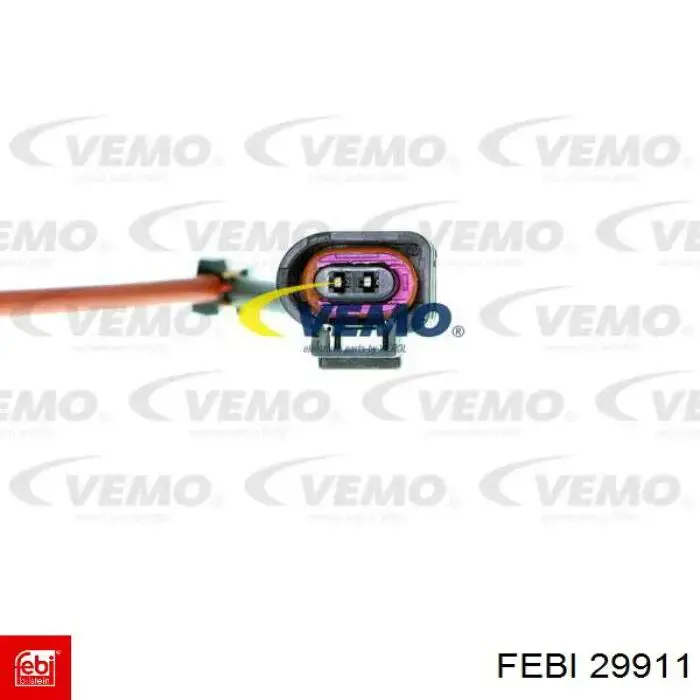 Купить 29911 Febi Датчик износа тормозных колодок задний