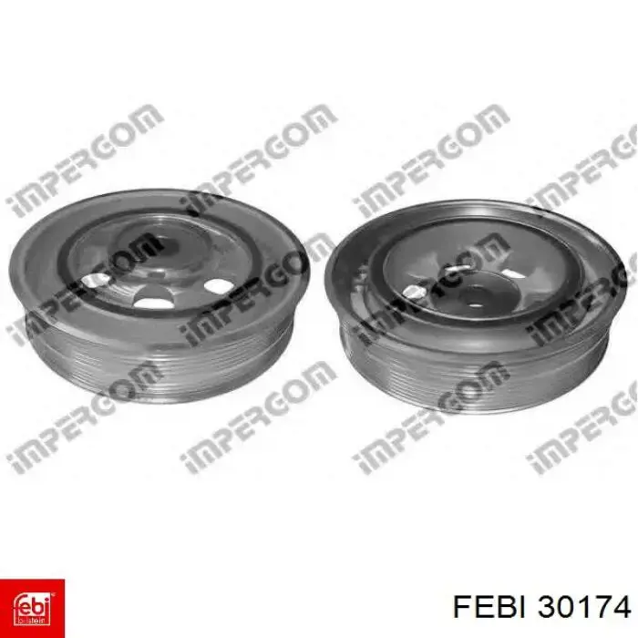 Демпфер коленвала Iveco 504180619