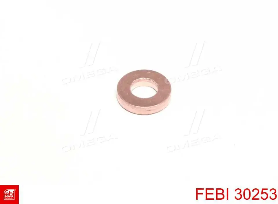 Кольцо (шайба) форсунки инжектора посадочное Febi 30253