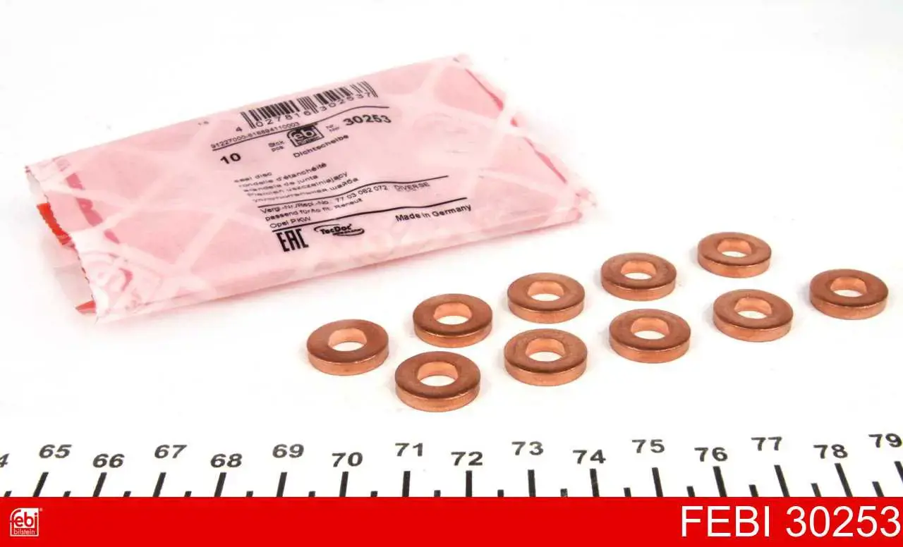 Кольцо форсунки 30253 Febi