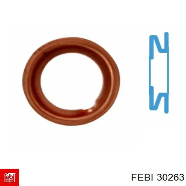 Прокладка пробки поддона двигателя 30263 Febi