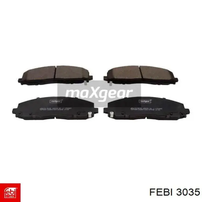 Balanceiro de válvula (balanceiro de válvulas) Febi 3035