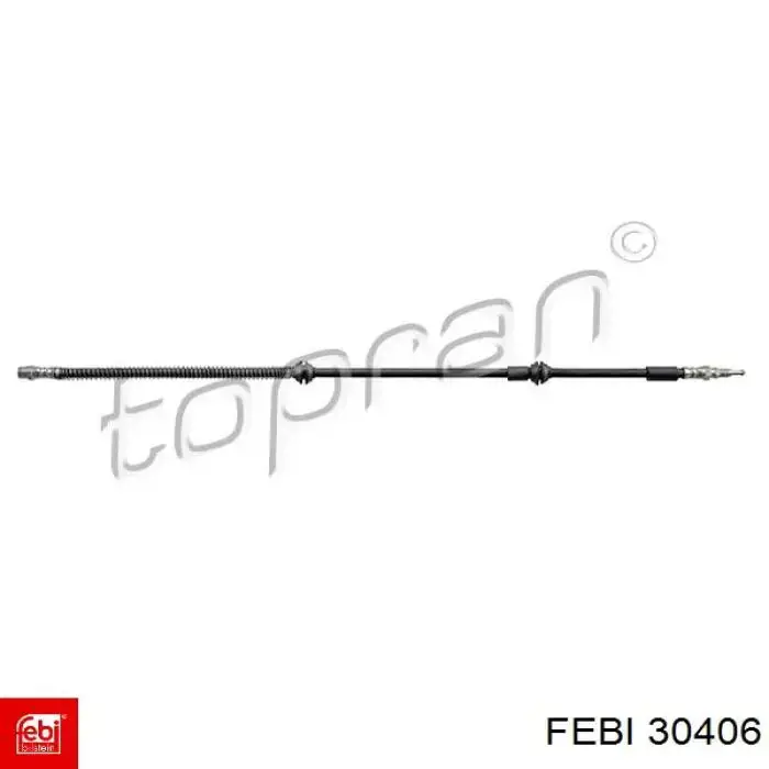 Шланг тормозной передний Febi 30406 цена, от 13.90 USD