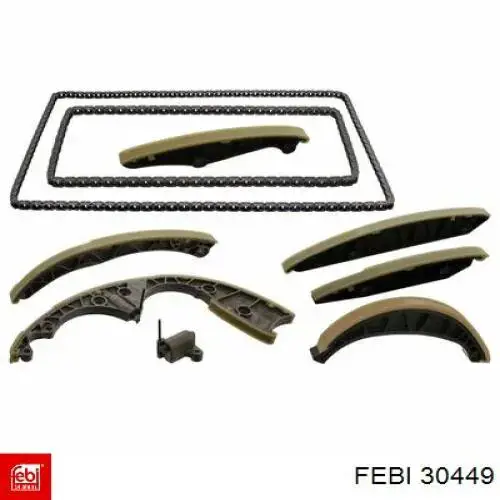 Цепь ГРМ верхняя, комплект 30449 Febi