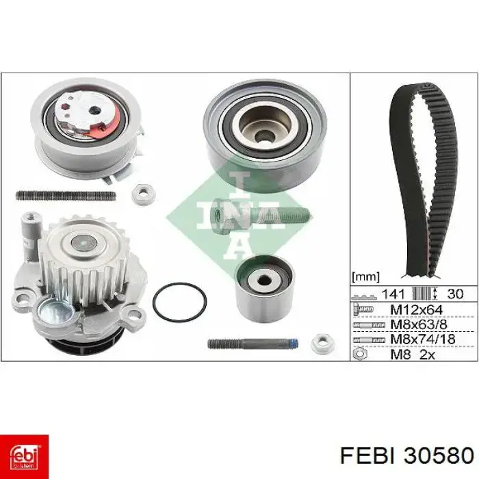 Купить 30580 Febi Комплект ГРМ