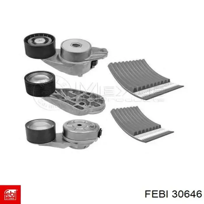 Паразитный ролик приводного ремня Febi 30646 цена, от 38.62 USD
